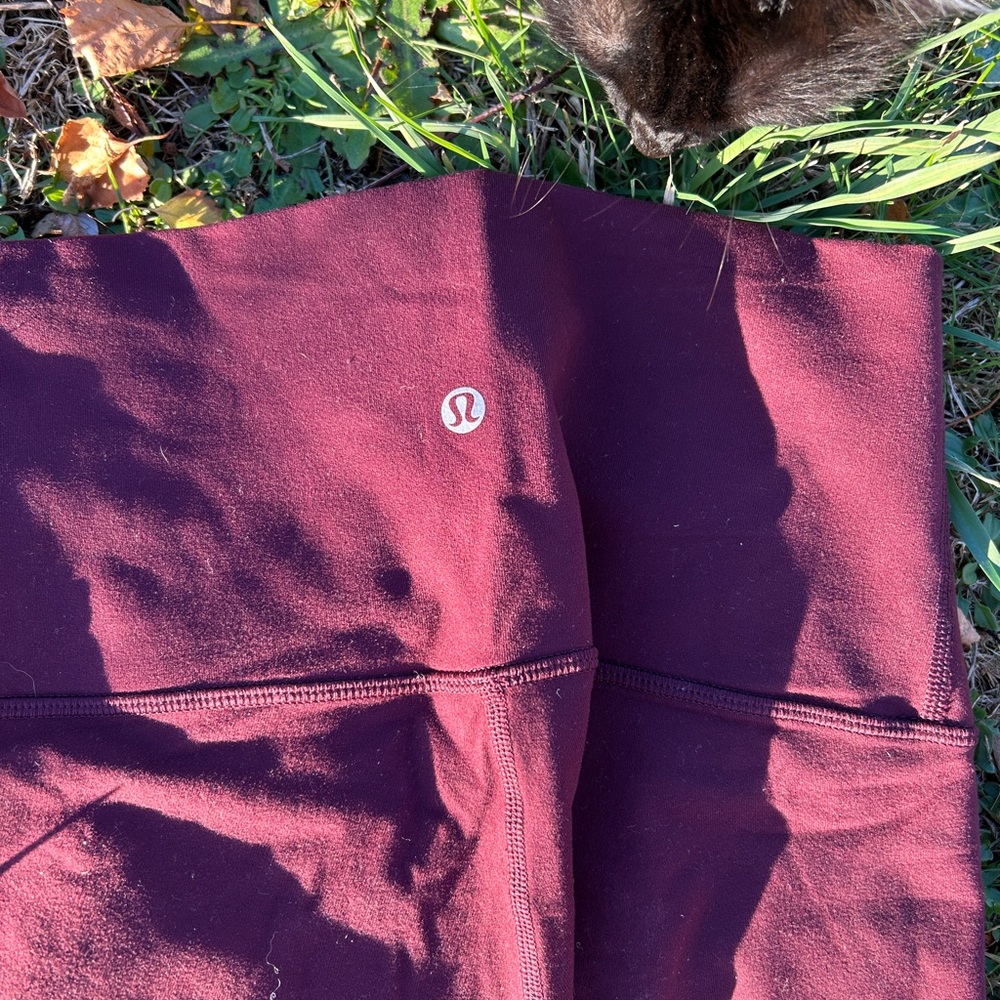 lululemon athletica Burgundy Leggings